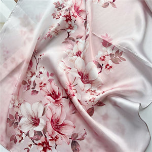 MaraSilk Pure Mulberry Silk Scarf - Oblong Crepe Satin MS617