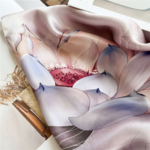 MaraSilk Pure Mulberry Silk Scarf - Oblong Crepe Satin MS618