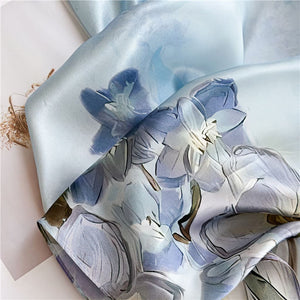 MaraSilk Pure Mulberry Silk Scarf - Oblong Crepe Satin MS618