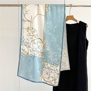 MaraSilk Pure Mulberry Silk Scarf - Oblong Crepe Satin MS620