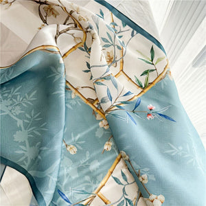 MaraSilk Pure Mulberry Silk Scarf - Oblong Crepe Satin MS620