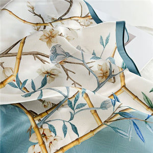 MaraSilk Pure Mulberry Silk Scarf - Oblong Crepe Satin MS620