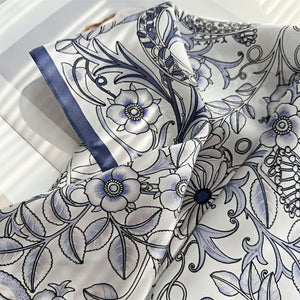 MaraSilk Pure Mulberry Silk Scarf - Oblong Crepe Satin MS622