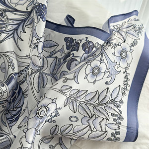 MaraSilk Pure Mulberry Silk Scarf - Oblong Crepe Satin MS622