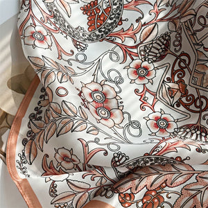 MaraSilk Pure Mulberry Silk Scarf - Oblong Crepe Satin MS622