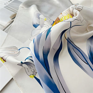 MaraSilk Pure Mulberry Silk Scarf - Oblong Crepe Satin MS623