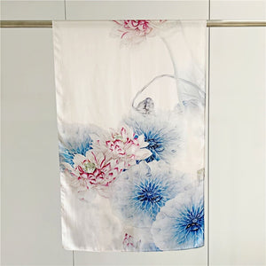 MaraSilk Pure Mulberry Silk Scarf - Oblong Crepe Satin MS623 66" x 21" MS62303