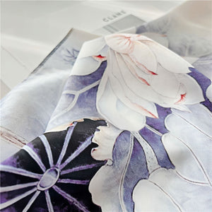 MaraSilk Pure Mulberry Silk Scarf - Oblong Crepe Satin MS623