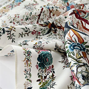 MaraSilk Pure Mulberry Silk Scarf - Oblong Crepe Satin MS623