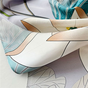 MaraSilk Pure Mulberry Silk Scarf - Oblong Crepe Satin MS623