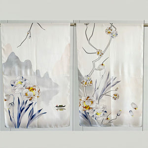 MaraSilk Pure Mulberry Silk Scarf - Oblong Crepe Satin MS623 66" x 21" MS62302