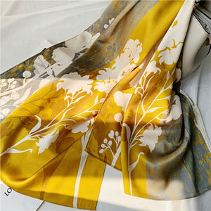 MaraSilk Pure Mulberry Silk Scarf - Oblong Crepe Satin MS624