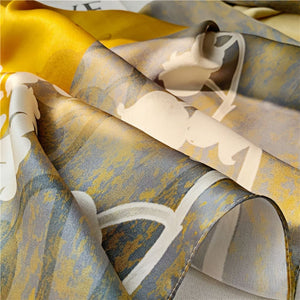 MaraSilk Pure Mulberry Silk Scarf - Oblong Crepe Satin MS624