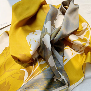 MaraSilk Pure Mulberry Silk Scarf - Oblong Crepe Satin MS624