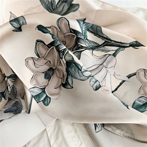 MaraSilk Pure Mulberry Silk Scarf - Oblong Crepe Satin MS626