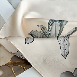 MaraSilk Pure Mulberry Silk Scarf - Oblong Crepe Satin MS626