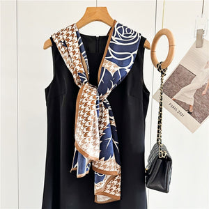 MaraSilk Pure Mulberry Silk Scarf - Oblong Crepe Satin MS628