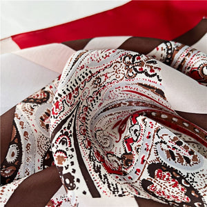 MaraSilk Pure Mulberry Silk Scarf - Oblong Crepe Satin MS629