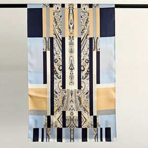 MaraSilk Pure Mulberry Silk Scarf - Oblong Crepe Satin MS629 66" x 21" MS62901