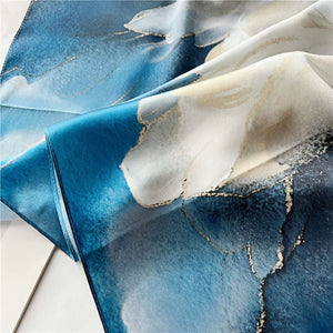 MaraSilk Pure Mulberry Silk Scarf - Oblong Crepe Satin MS631