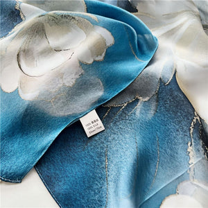 MaraSilk Pure Mulberry Silk Scarf - Oblong Crepe Satin MS631