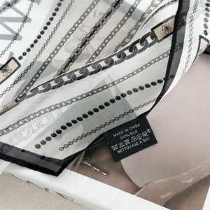 MaraSilk Pure Mulberry Silk Scarf - Oblong Georgette MS928