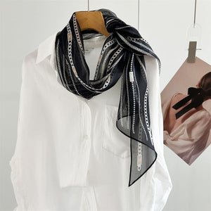MaraSilk Pure Mulberry Silk Scarf - Oblong Georgette MS928