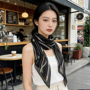 MaraSilk Pure Mulberry Silk Scarf - Oblong Georgette MS928