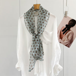 MaraSilk Pure Mulberry Silk Scarf - Oblong Georgette MS1026