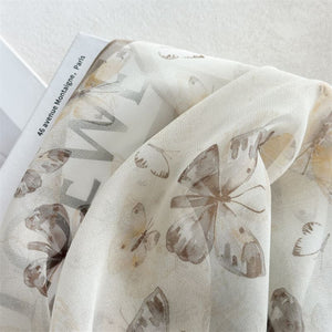 MaraSilk Pure Mulberry Silk Scarf - Oblong Georgette MS1027