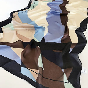 MaraSilk Pure Mulberry Silk Scarf - Oblong Georgette MS573