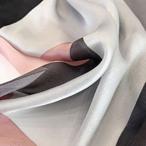 MaraSilk Pure Mulberry Silk Scarf - Oblong Georgette MS573