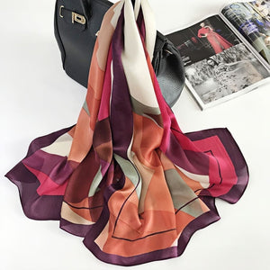 MaraSilk Pure Mulberry Silk Scarf - Oblong Georgette MS573