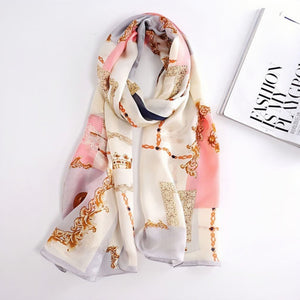 MaraSilk Pure Mulberry Silk Scarf - Oblong Georgette MS574