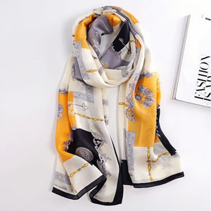 MaraSilk Pure Mulberry Silk Scarf - Oblong Georgette MS574