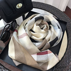 MaraSilk Pure Mulberry Silk Scarf - Oblong Georgette MS575