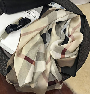 MaraSilk Pure Mulberry Silk Scarf - Oblong Georgette MS575