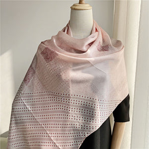 MaraSilk Pure Mulberry Silk Scarf - Oblong Georgette MS576