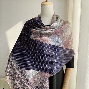 MaraSilk Pure Mulberry Silk Scarf - Oblong Georgette MS576