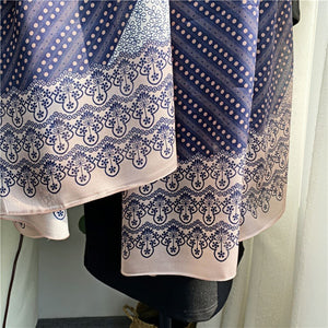 MaraSilk Pure Mulberry Silk Scarf - Oblong Georgette MS576