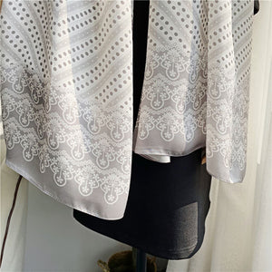 MaraSilk Pure Mulberry Silk Scarf - Oblong Georgette MS576