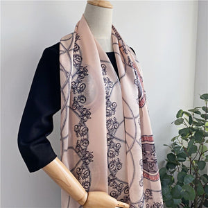 MaraSilk Pure Mulberry Silk Scarf - Oblong Georgette MS577