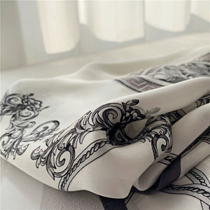 MaraSilk Pure Mulberry Silk Scarf - Oblong Georgette MS577