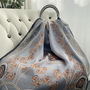 MaraSilk Pure Mulberry Silk Scarf - Oblong Georgette MS577