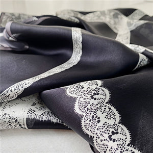 MaraSilk Pure Mulberry Silk Scarf - Oblong Georgette MS578