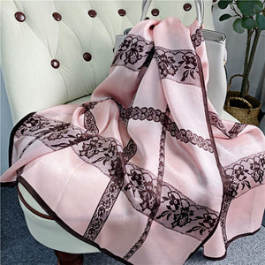 MaraSilk Pure Mulberry Silk Scarf - Oblong Georgette MS578