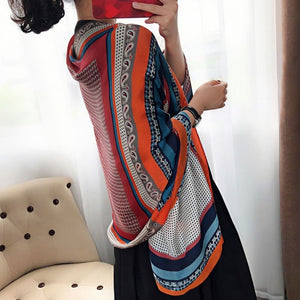 MaraSilk Pure Mulberry Silk Scarf - Oblong Georgette MS579