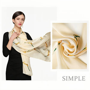 MaraSilk Pure Mulberry Silk Scarf - Oblong Georgette MS580