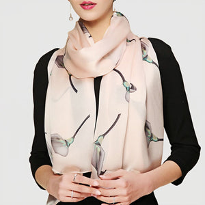 MaraSilk Pure Mulberry Silk Scarf - Oblong Georgette MS580