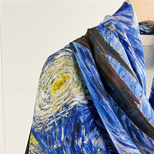 MaraSilk Pure Mulberry Silk Scarf - Oblong Georgette MS581